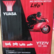 Aki Motor YUASA YTZ7-V Accu kering