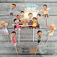 Upin and Ipin Cake Topper / Upin and Ipin Paper Topper