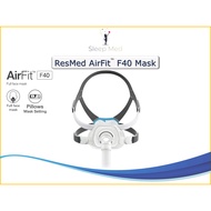 ResMed AirFit™ F40 Full Face Mask CPAP APAP BiPAP Mask l 1 unit