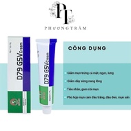 D79 GSV Cream to Reduce Acne, Back Acne, Keratosis Hair Follicles Safe for All Skin Types 15g GENUIN