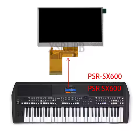 For Yamaha PSR-SX600 PSR SX600 LCD Screen Display Matrix Screen Replacement Parts