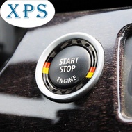 xps For BMW E90 E92 E93 3 Series Carbon Fiber Car Engine Start Ignition Ring Sticker