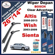 BCA - Toyota Altis (2008-2013) , Wish (2003-2009)  -  Bosch Clear Advantage Wiper BCA2614