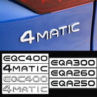 ♣♣Car 3D letter sign made of ABS material Tail-mounted logo label For Mercedes-Benz EQE53 EQS53 EQS4