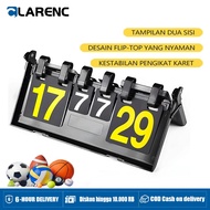 Scoreboard Portable 4-Digit Scoreboard 38CM Score Board for Futsal, Volleyball, Badminton, Football,
