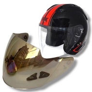 (TM1) TRAX GRAVITY Flat Visor Glass all Variants || Trax Helmet Glass