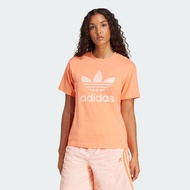 adidas Lifestyle Trefoil Regular Tee Women Orange JD3138
