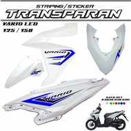 TRANSPARENT VARIO 125 LED STRIPING VARIATION MOTIF STICKER / VARIO LED 125 STICKER / VARIO 150 LED T