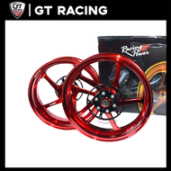 ล้อแม็ก XMAX300 ชุดล้อ ขายเป็นคู่(ซ้าย+ขวา)สีเขียว ล้อแม็ก RACING POWER