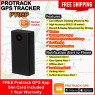 Protrack GPS Tracker PT08P Wireless and Portable <12 Months SIM Card + Data>