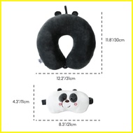 ☂ ✁ ❁ MATA Miniso Travel Neck Pillow Sleeping Eye Mask We bare Bears Neck Pillow Adult Neck Pillow