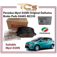 PERODUA Myvi D20N Original Daihatsu Brake Pads 04465-BZ230