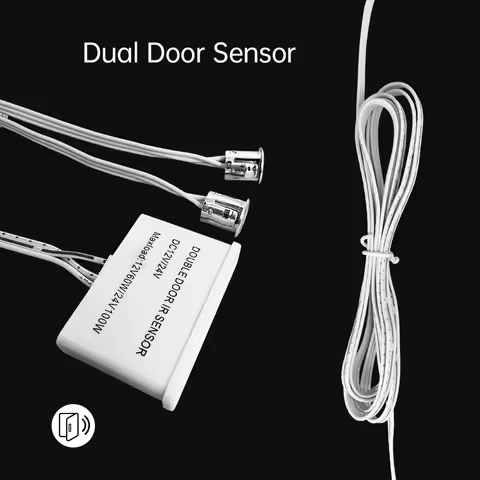 DC12V/24V Dupont Sensor Switch with Dual Door Motion Detection for Furniture Cabinet Closet LED Tran