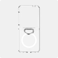avana creations Ice with ring Compatible with MagSafe® เคส สำหรับ Samsung Galaxy Z Flip6 5G