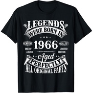 Men's cotton T-shirt Vintage Legend Born In 1966 59th Birthday Tee 59 Years Old T-Shirt Fast Shippin