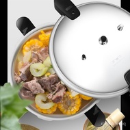 W-8&amp; High Pressure Cooker Large Capacity Commercial Pressure Cooker Gas Induction Cooker Universal Rice Cooker Stew Pot
