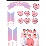 ✧❧BTS cake topper theme