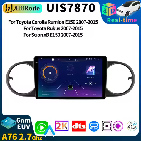 FYT7870 Android Car Multimedia Radio GPS Player For Toyota Corolla Rumion Rukus Scion xB E150 360° P