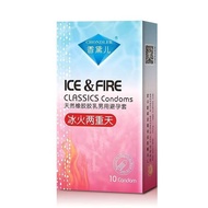 Chandeer Ice Fire Two Heaven Men's Condom (Per Box Ten Pieces) 26/7/7