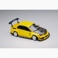 YES x PEAKO 1:64 Mitsubishi Lancer Evolution IX Varis (Evo 9)(CT9A) Yellow with Detachable Parts