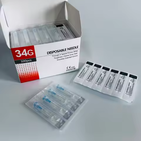 Disposable Needle 34G 4mm 6mm 8mm 13mm Sterile Painless Needle