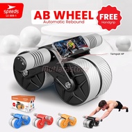 SPEEDS AB Wheel Roller Abdominal Roller Alat Olahraga Perut Fitness
