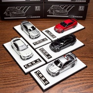 BZMW 1/64 Benz C63 AMG Black Series Resin Diecast Car Model Toy Birthday Gift