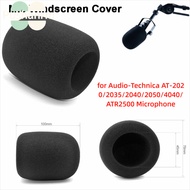 PUSHAMY Mic Windscreen Cover, Replacement Windproof Microphone Pop Filter, Flocked Sponge Foam Noise