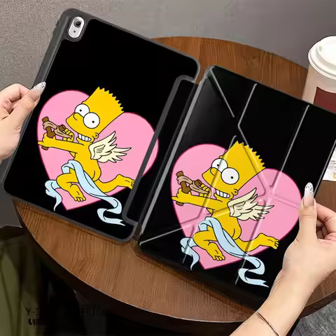 Cool SimpsonS With Pen Slot Cover Tablet Case For Samsung For Galaxy Tab A8 2022 A11 Plus S9+ S7+ S8