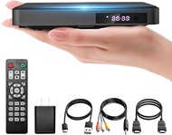 Mini DVD Player HDMI, Miuscall-C DVD Player for TV Included HDMI RCA Cord, All Region Compact DVD Player, Breakpoint Memory Support USB, Built-in PAL/NTSC, Small DVD Player for TV with Remote Control