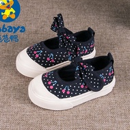 Barbara duck children shoes girls canvas shoes Brooks shoes bow Princess soft casual toddler shoes