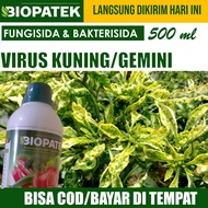 BIOPATEK BAKTERISIDA Obat Virus Kuning Gemini & Keriting Daun Cabe, Terong, Kacang Panjang, Tomat dl