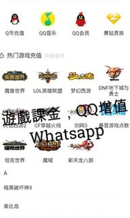 遊戲課金，大陸電話號碼充值，QQ充值，抖音等等