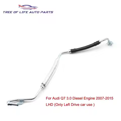 LHD Steering Gear Power High Pressure Oil Hose Line Pipe For Audi Q7 3.0 TDI 2007-2015 Diesel Engine
