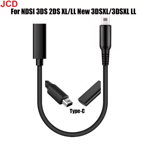 1pc Type-C Charger Cable Cord Wire Type C For NDSI 3DS 2DS XL/LL 3DS XL LL New 3DSxl LL New 2DS XL L