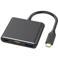 Musta USB C để bộ chuyển đổi HD Loại C OTG 3 trong 1 hub 4K HDMI & PD sạc nhanh USB C sang HDMI Hub