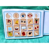 ️[AnDatShop] 5 Senses Learning Materials for Children