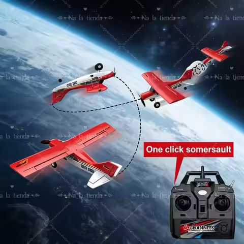 Qidi560 Moore M7 Off-road RC Plane 4CH Brushless Remote Control Airplane Fixed Wing Aircraft Model E