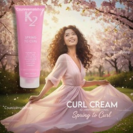 K2 SPRING TO CURL 250ML X 1pcs Hair salon professionals Products Curly hair cream