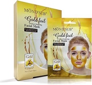 MOND'SUB 24K Gold Face Firming Mask (6-Pcs) - Anti Aging, Brightening, Hydrating, Hydrating &amp; Firming Facial Mask - Boosting Collagen Facial Mask -Reduces Fine Lines and Wrinkles - Both Men&amp;Women