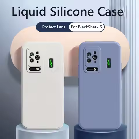 For Xiaomi Black Shark 5 Pro Case Liquid Silicone Matte Soft Cover For Xiaomi Black Shark5 Pro 5G Ph