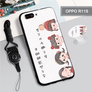 For OPPO R11S/R11S Plus/R15/cph1835/R15 Pro/R17 Silicon Soft Case Cover with the Ring and Rope