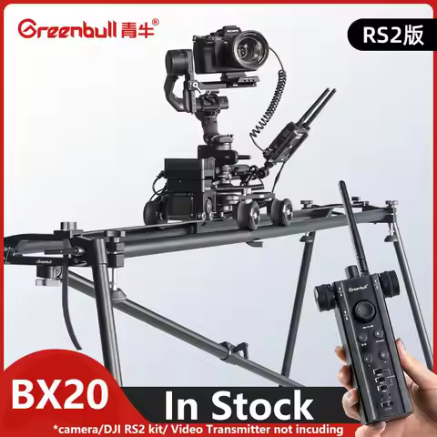 Greenbull BX20-RS2 Camera Slider Track Dolly Slider Rail System with Motorized Time Lapse and Video 