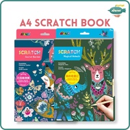 Avenir A4 Scratch Book