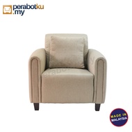 SOFA 1 SEATER MODERN SINGLE SEATER SOFA ELUXURY SOFA STRONG WOOD STRUCTURE SOFA READY ASSEMBLED PERA