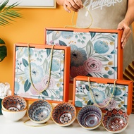 Bohemian Rice Bowl set Porcelain Bowl Ceramic Bowl Mangkuk Keramik Soup Bowl Doorgift Wedding Gift s