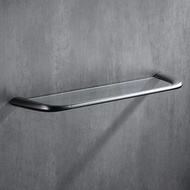 槍灰色浴室玻璃置物架