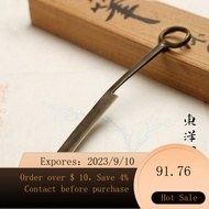 🏠Letter opener Antique Copper Rice Paper Paper Cutter Cutting Calligraphy Materials Special Paper Cutting Knife Copper A