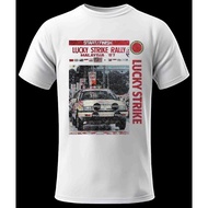 Cas  LUCKY RALLY MALAYSIA 1987 // PREMIUM COTTON WHITE TSHIRT