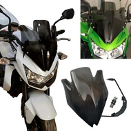 Motorcycle For Kawasaki Z750 Z750R Windshield High Quality Wind Deflectore Windshield Bubble Smoke B
